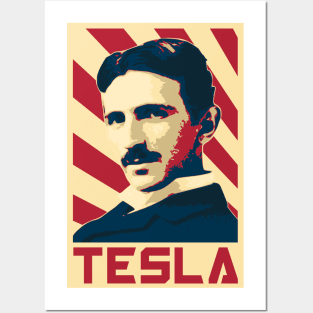 Nikola Tesla Retro Posters and Art